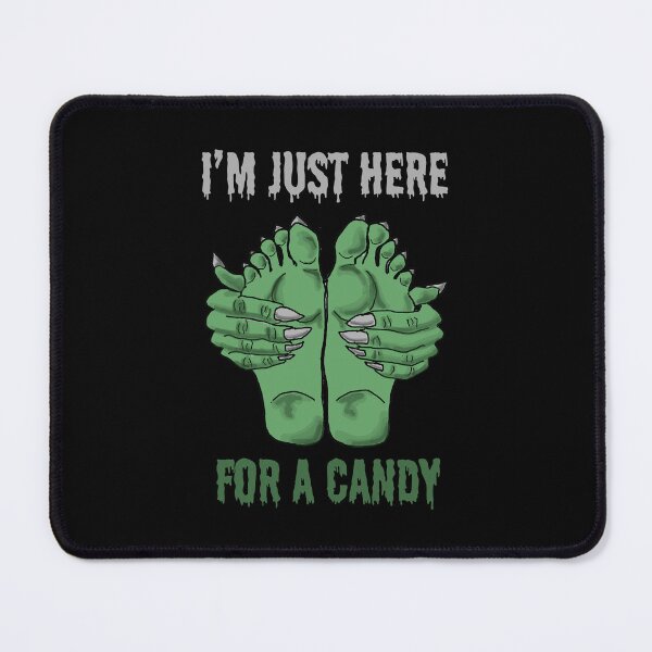 Item preview, Halloween green feet, green hands, Im just here for a candy, no 19 designed and sold by mon-artist.