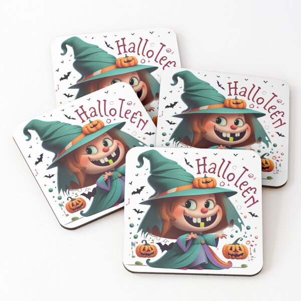 Item preview, Cute Retro Fall Happy Halloween Witch, Trick or Treat designed and sold by MorielleKC.