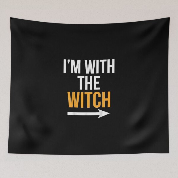 Item preview, Halloween Male I'm With The Witch Costume Funny Couples Men  designed and sold by JamesTurnera.