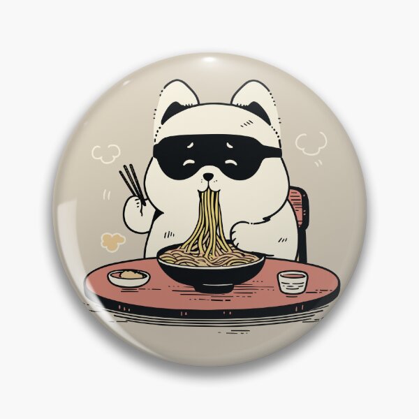 Aperçu de l'œuvre Corgi mangeant des nouilles ramen créée et vendue par DioSo.
