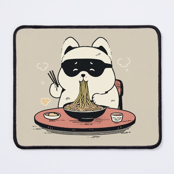Item preview, Corgi Eating Ramen Noodles designed and sold by DioSo.