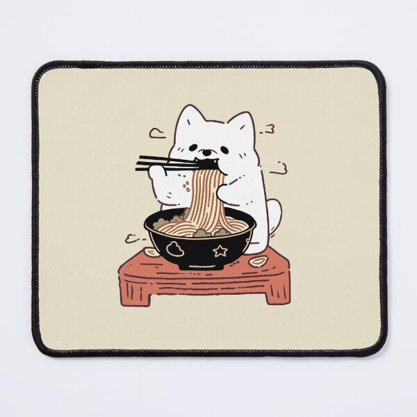Item preview, Corgi Eating Ramen Noodles designed and sold by DioSo.