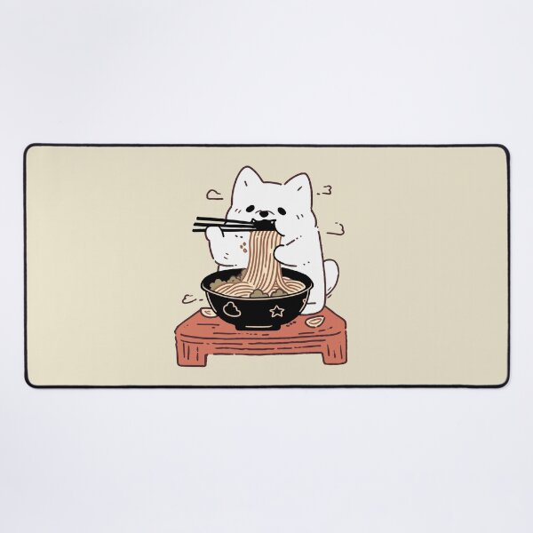 Item preview, Corgi Eating Ramen Noodles designed and sold by DioSo.