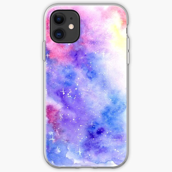 Watercolor Galaxy iPhone Soft Case
