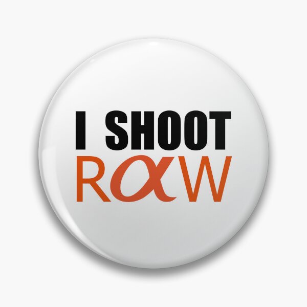 Item preview, I Shoot Raw logo design for Sony Alpha T-Shirt. designed and sold by athurbubble.