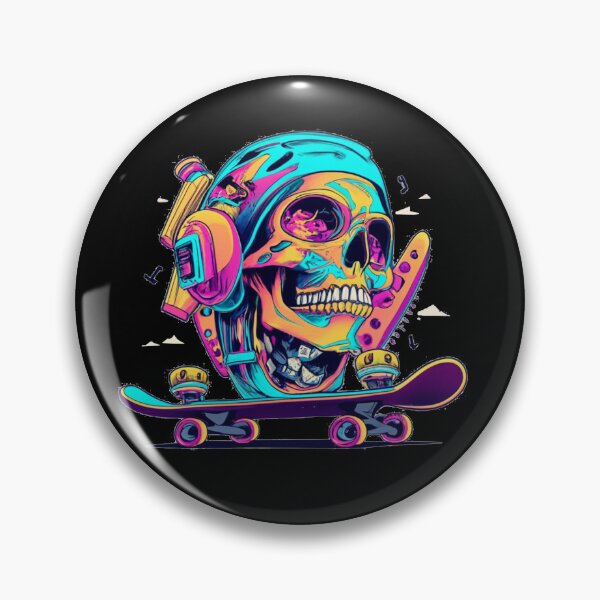 Item preview, Skull On A Board designed and sold by TrendyPalette.