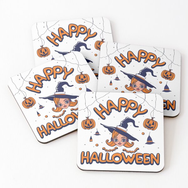 Item preview, Cute Happy Halloween Witch, Trick or Treat, Pumpkin designed and sold by MorielleKC.