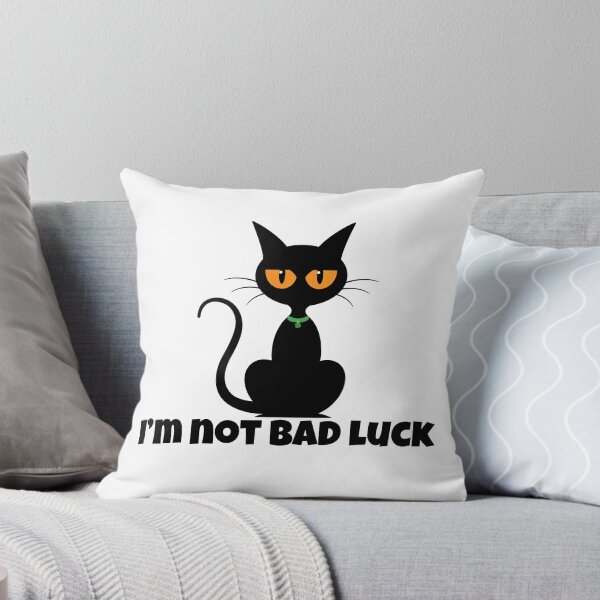 Item preview, Black cat not bad luck designed and sold by Nekonic.