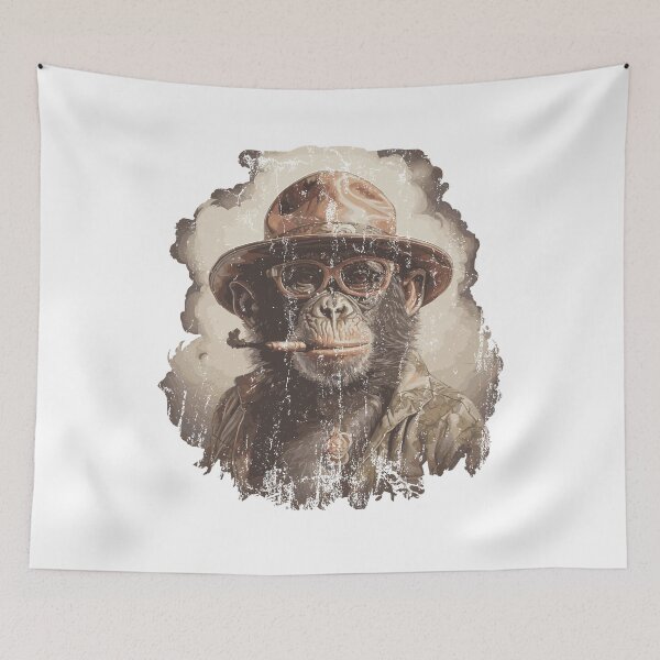 Item preview, Monkey with cigar and hat designed and sold by FotoMartycz.