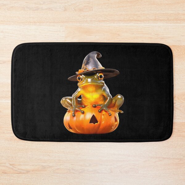 Item preview, Cute frog with pumpkins for Halloween. For printing on textiles, prints, t-shirts, invitations, posters, prints, stickers. Trick or treat designed and sold by Anastasiia Yurevych.
