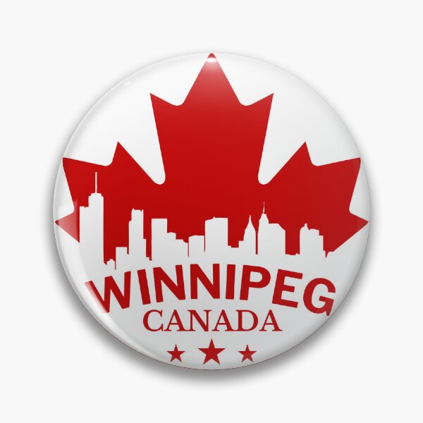 Item preview, I live in Winnipeg, Winnipeg City Skyline, Canada designed and sold by Travelers Verse.