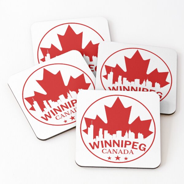 Item preview, I live in Winnipeg, Winnipeg City Skyline, Canada designed and sold by Travelers Verse.