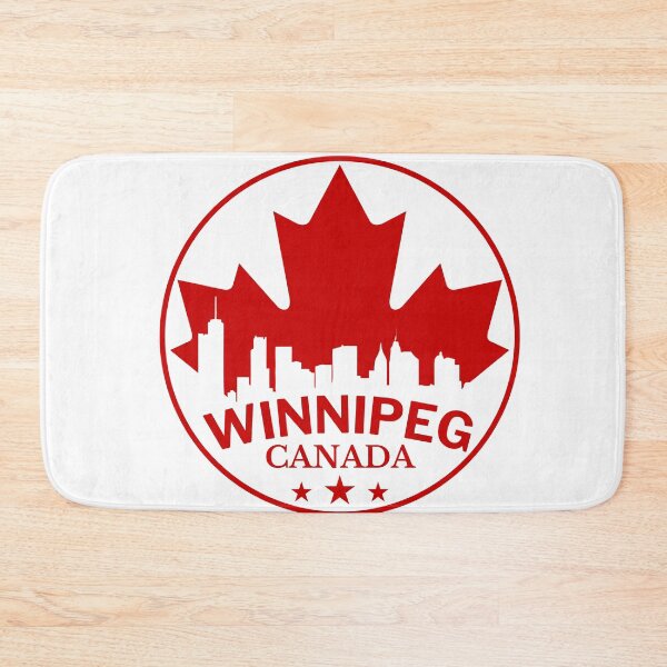 Item preview, I live in Winnipeg, Winnipeg City Skyline, Canada designed and sold by Travelers Verse.
