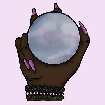 Artwork thumbnail, Crystal Ball Witch Hand by CaspaMoon