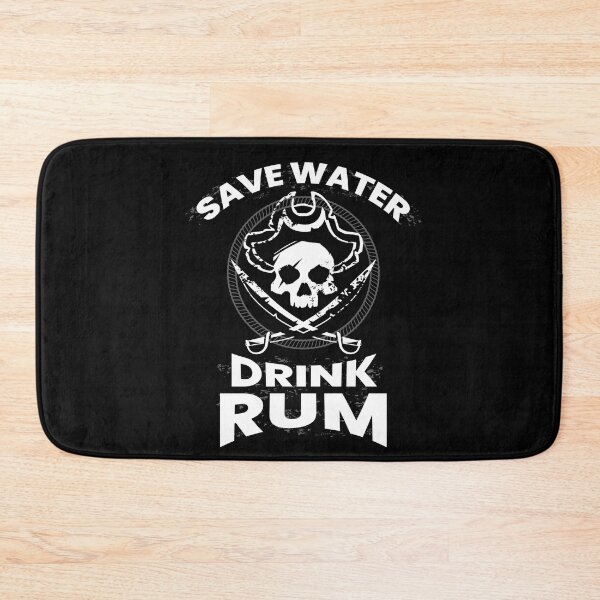 Item preview, Save Water Drink Rum Pirates Buccaneers designed and sold by MooonTees.