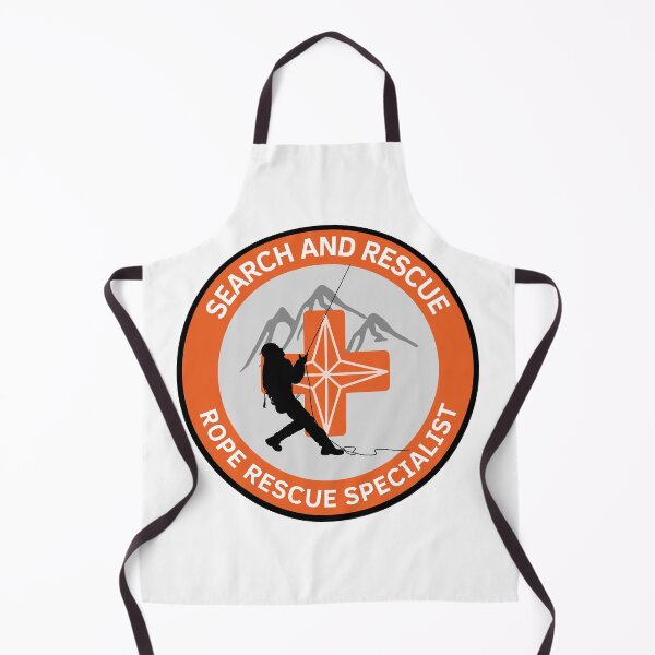 Item preview, Rope Rescue Search and Rescue Unit Badge / Patch [Safety - SAR Orange] designed and sold by TheContactor.