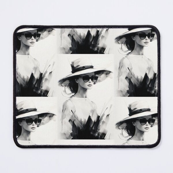 Item preview, High Contrast Elegance: Abstract Power of Fashion's Mystery designed and sold by Piotrek0001.