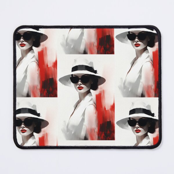 Item preview, High Contrast Elegance: Abstract Power of Fashion's Mystery designed and sold by Piotrek0001.