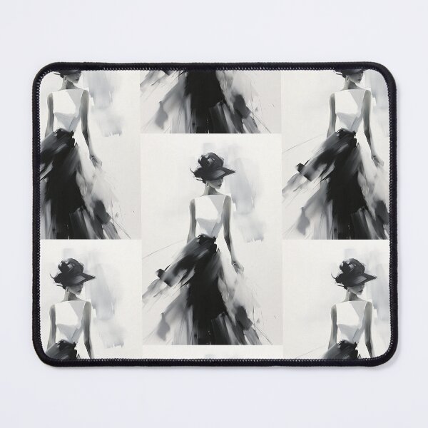Item preview, High Contrast Elegance: Abstract Power of Fashion's Mystery designed and sold by Piotrek0001.