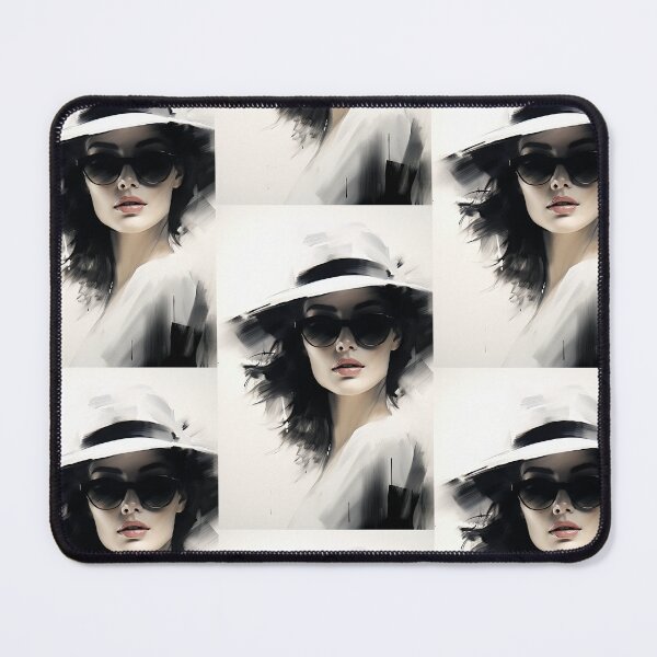 Item preview, High Contrast Elegance: Abstract Power of Fashion's Mystery designed and sold by Piotrek0001.