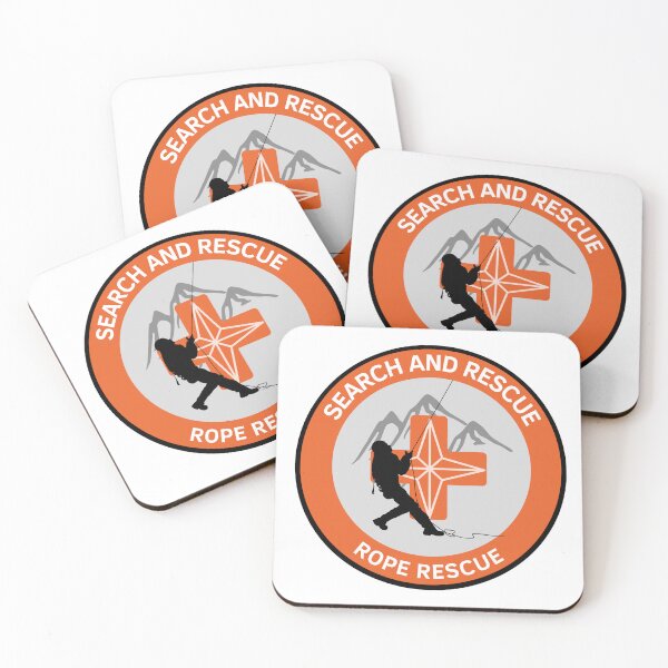 Item preview, f Rope Rescue Search and Rescue Unit Badge / Patch [Safety - SAR Orange] designed and sold by TheContactor.