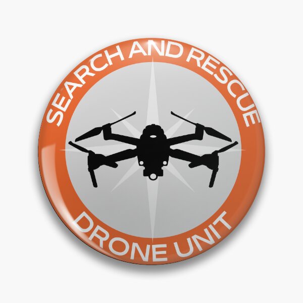 Item preview, Drone UAV Search and Rescue SAR/Safety orange with compass designed and sold by TheContactor.