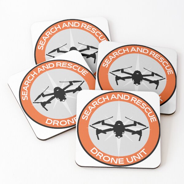 Item preview, Drone UAV Search and Rescue SAR/Safety orange with compass designed and sold by TheContactor.