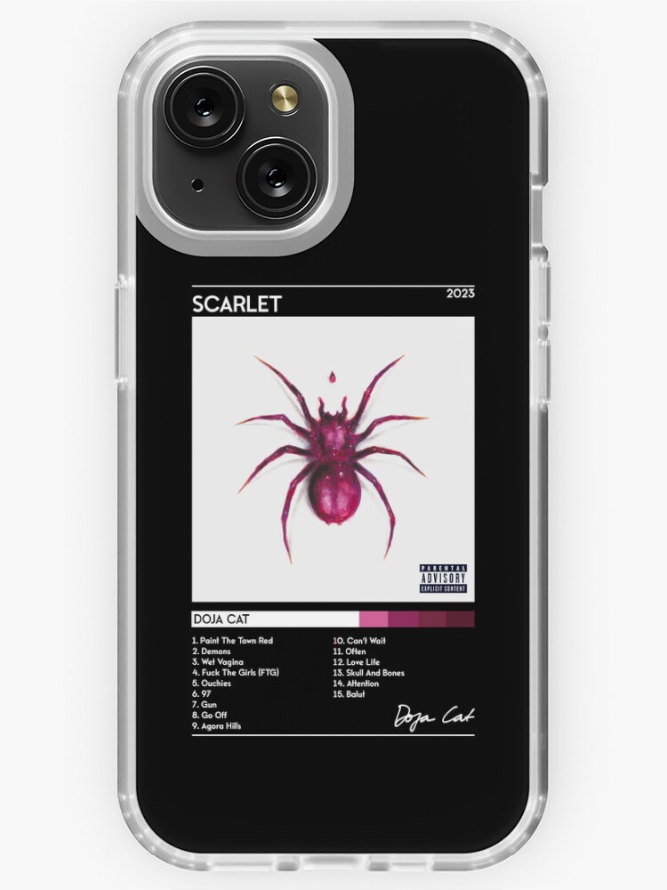 Scarlet Album Cover - Doja Cat iPhone Case for Sale by farmshapeup