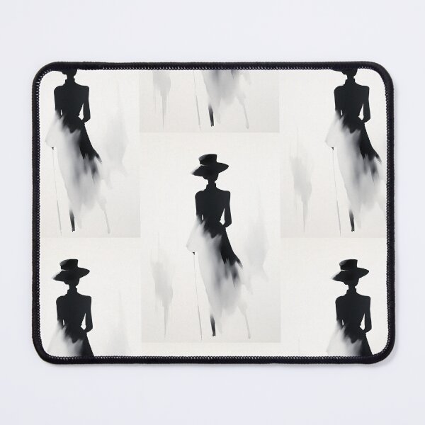 Item preview, High Contrast Elegance: Abstract Power of Fashion's Mystery designed and sold by Piotrek0001.