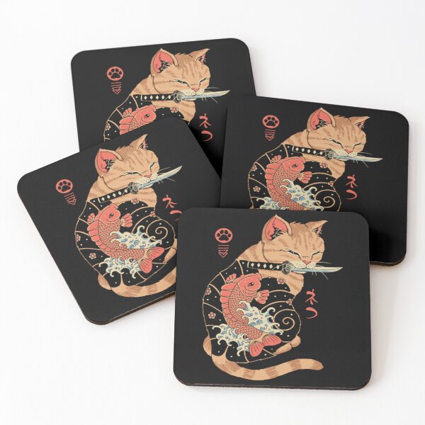 Item preview, Carp Tattooed Cat designed and sold by ELIABASSER.