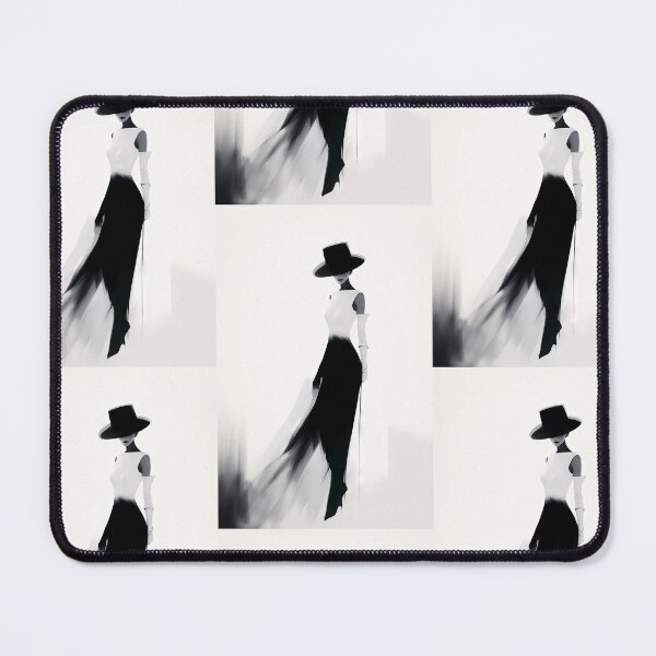 Item preview, High Contrast Elegance: Abstract Power of Fashion's Mystery designed and sold by Piotrek0001.