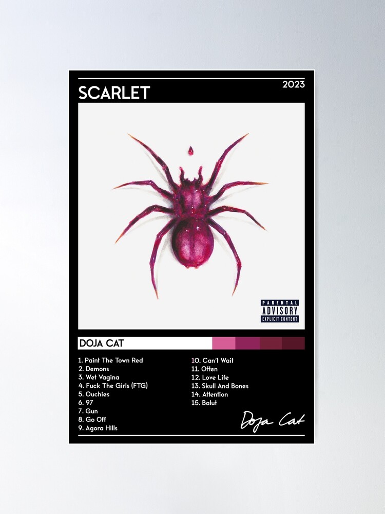 Scarlet Album Cover - Doja Cat | Poster