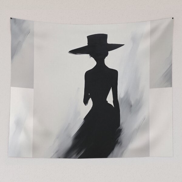 Item preview, High Contrast Elegance: Abstract Power of Fashion's Mystery designed and sold by Piotrek0001.