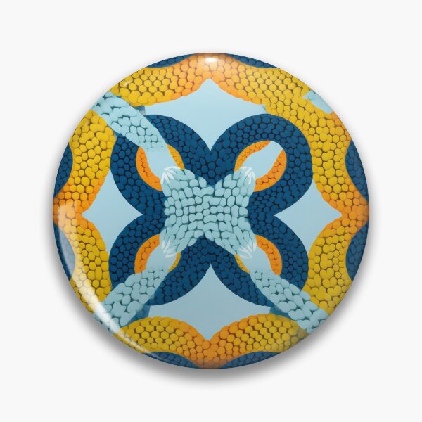 Item preview, Modern design in pop art style, reminiscent of cord loops and nets designed and sold by Pflugart.