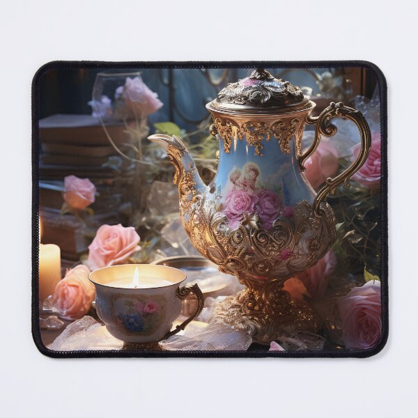 Item preview, Tea time and flowers Still life 2 designed and sold by Red Witch Art.