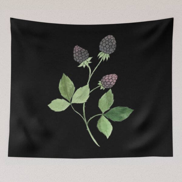 Item preview, Pintura De Acuarela Entintada De Blackberry  	 designed and sold by efedtjne29.