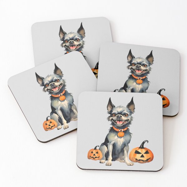 Item preview, Sharp Dog Guards Halloween Pumpkins designed and sold by BloomCatB.