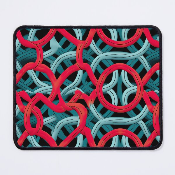 Item preview, Modern design in pop art style, reminiscent of cord loops and nets designed and sold by Pflugart.