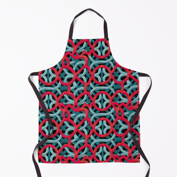 Item preview, Modern design in pop art style, reminiscent of cord loops and nets designed and sold by Pflugart.