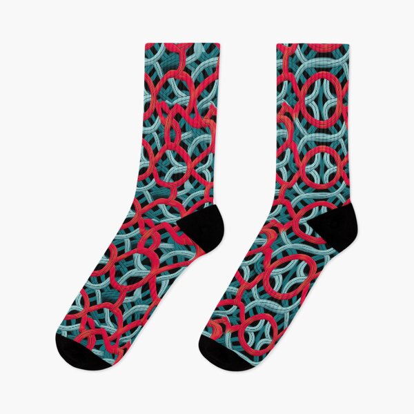 Item preview, Modern design in pop art style, reminiscent of cord loops and nets designed and sold by Pflugart.