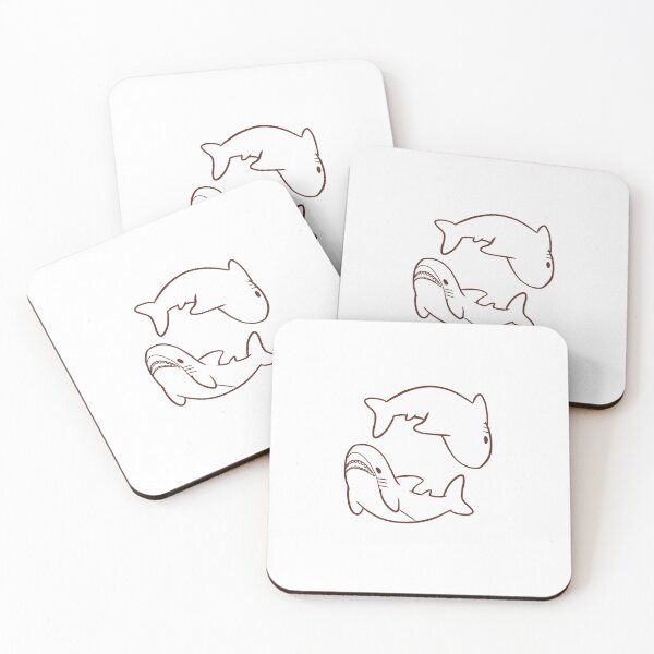 Item preview, Double Blahaj (blank) designed and sold by BabajStore.