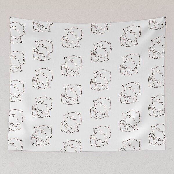 Item preview, Double Blahaj (blank) designed and sold by BabajStore.
