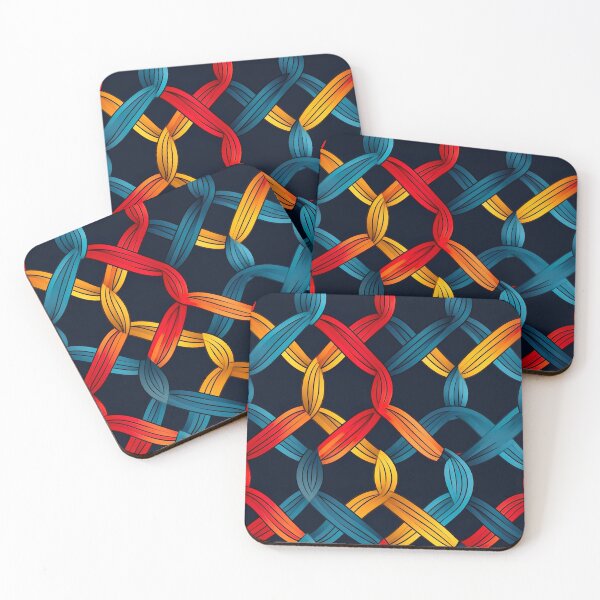 Item preview, Modern design in pop art style, reminiscent of cord loops and nets designed and sold by Pflugart.