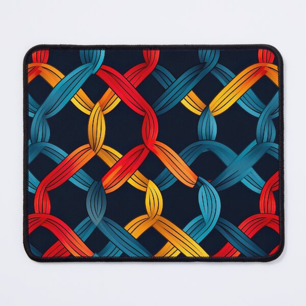 Item preview, Modern design in pop art style, reminiscent of cord loops and nets designed and sold by Pflugart.