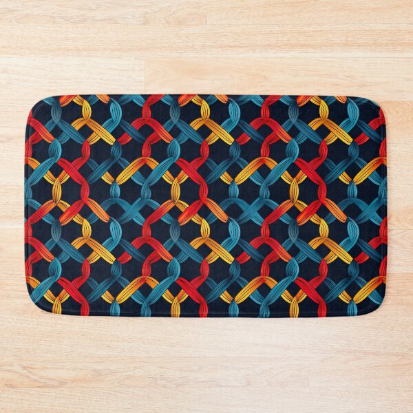 Item preview, Modern design in pop art style, reminiscent of cord loops and nets designed and sold by Pflugart.