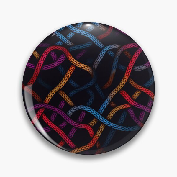 Item preview, Modern design in pop art style, reminiscent of cord loops and nets designed and sold by Pflugart.