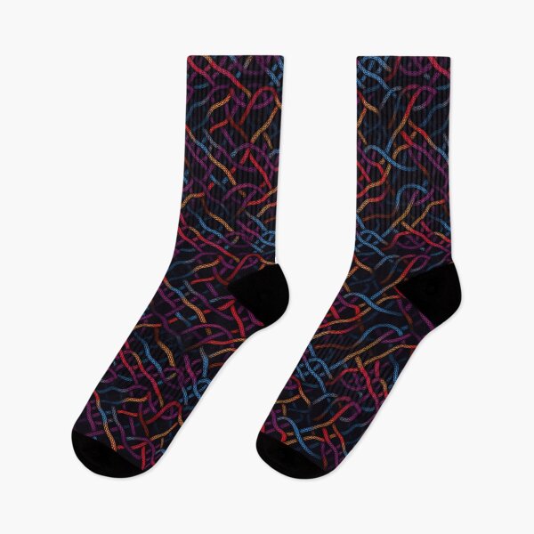 Item preview, Modern design in pop art style, reminiscent of cord loops and nets designed and sold by Pflugart.