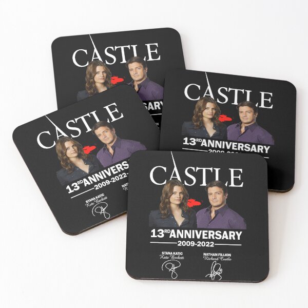 Item preview, Castle 13rd Anniversary 2009 2022 Stana Katic Kate Beckett Nathan Fillion Ríchárd designed and sold by ChaiyoNamwong.