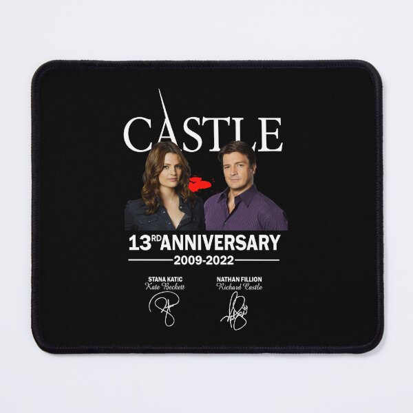 Item preview, Castle 13rd Anniversary 2009 2022 Stana Katic Kate Beckett Nathan Fillion Ríchárd designed and sold by ChaiyoNamwong.