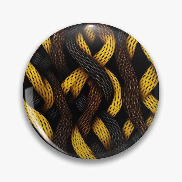 Item preview, Modern design in pop art style, reminiscent of cord loops and nets designed and sold by Pflugart.
